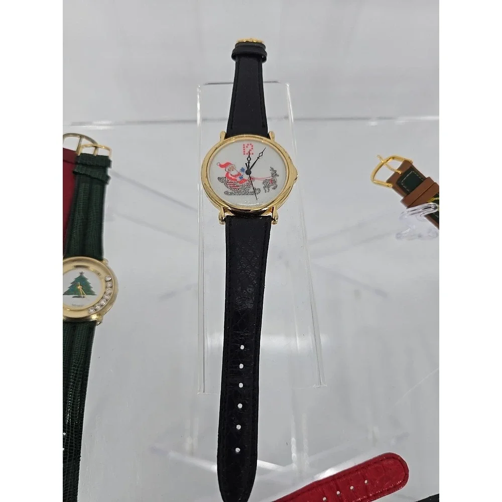 8 Lot Vtg Costume Disney, Christmas, Sport, Glitter Watches Hong Kong - Need BAT